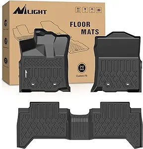 Photo 1 of (incomplete)(see all images) TPE Floor Mats for Toyota Tacoma Double Cab 2018 2019 2020 2021 2022 2023 2024