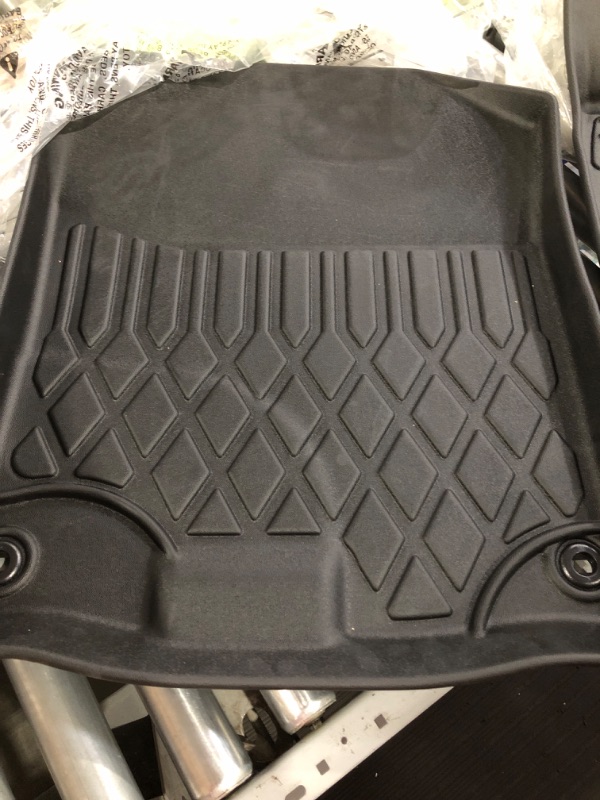 Photo 3 of (incomplete)(see all images) TPE Floor Mats for Toyota Tacoma Double Cab 2018 2019 2020 2021 2022 2023 2024