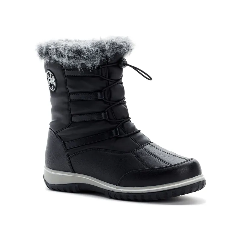 Photo 1 of **STOCK IMAGE IS A REFERENCE ONLY**  Totes Women's Adele Lace Up Waterproof Faux Shearling Winter Boots, Sizes 4M
