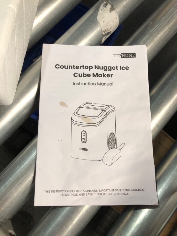 Photo 5 of ****PARTS ONLY*** NON-REFUNDABLE**READ NOTES**
VIVOHOME Electric Portable Compact Countertop Automatic Chewable Nugget Ice Cube Maker