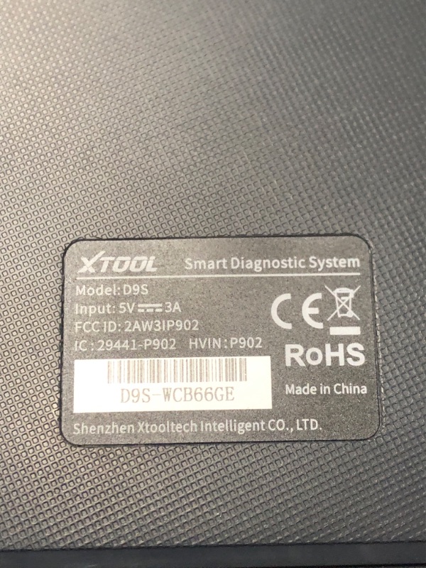 Photo 6 of **SEE NOTES** XTOOL D9S Automotive Diagnostic Scan Tool, 2024 Upgraded Ver. 