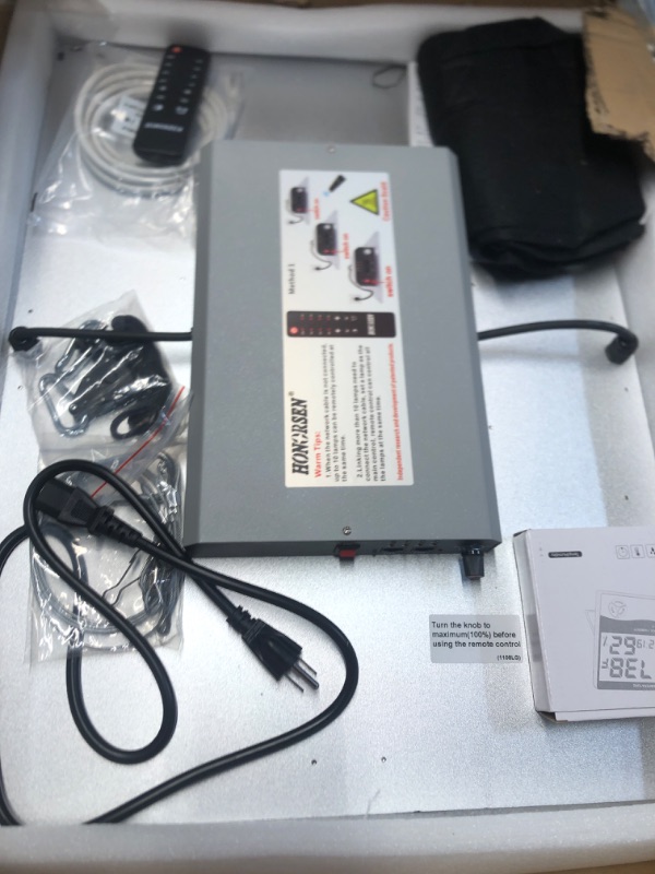 Photo 1 of 4000W LED Grow Light Full Spectrum 5x5ft Coverage Remote Control Dimmable Grow Lamps with Timer Plant Light for Hydroponic Indoor Plants Veg and Flower (1276Pcs LEDs)