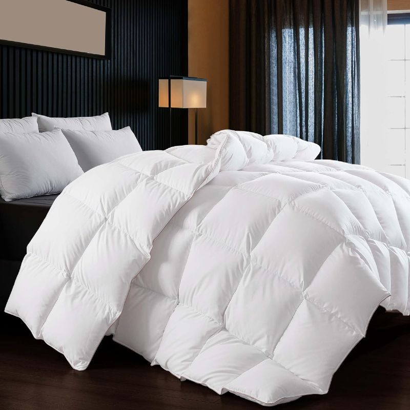 Photo 1 of  Puffy White Goose/Duck Feather Down Comforter