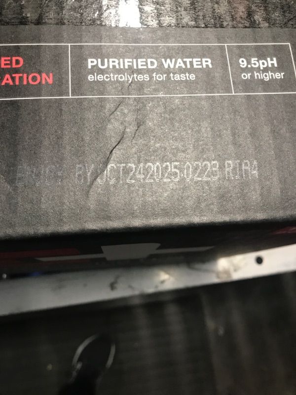 Photo 2 of ***NON-REFUNDABLE, EXP:OCT 24,2025****
Essentia Bottled Water, 1 Liter, 12-Pack, Ionized Alkaline Water:99.9% Pure, Infused With Electrolytes, 9.5 pH Or Higher With A Clean, Smooth Taste 33.8 Fl Oz (Pack of 12)