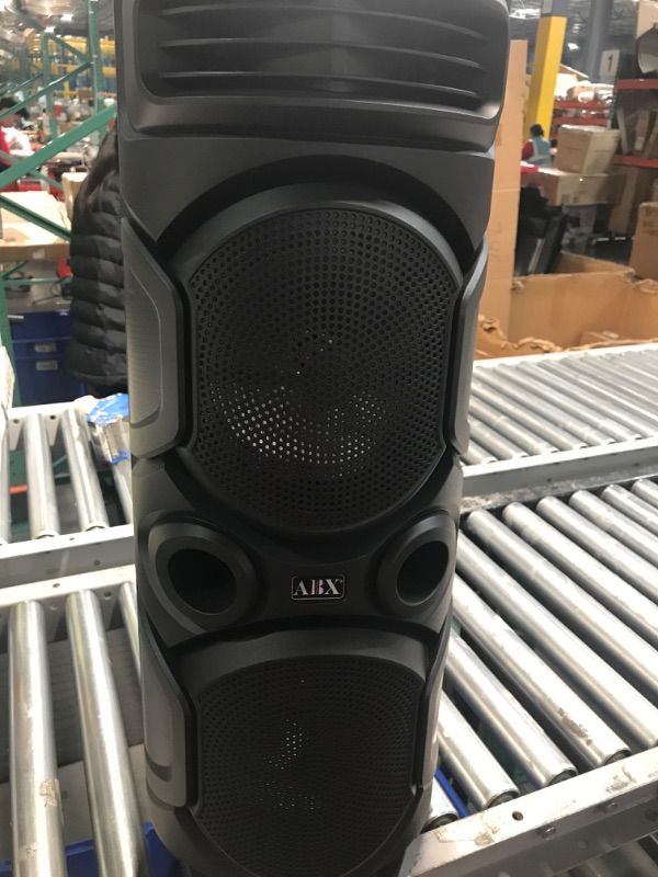 Photo 2 of Audiobox Dual 8" Woofer Rechargeable Tower Speaker