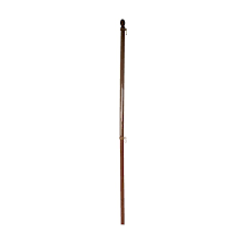 Photo 1 of **NON REFUNDABLE PACK OF 12**
Rain or Shine 5-ft Brown Wood House Flag Pole
