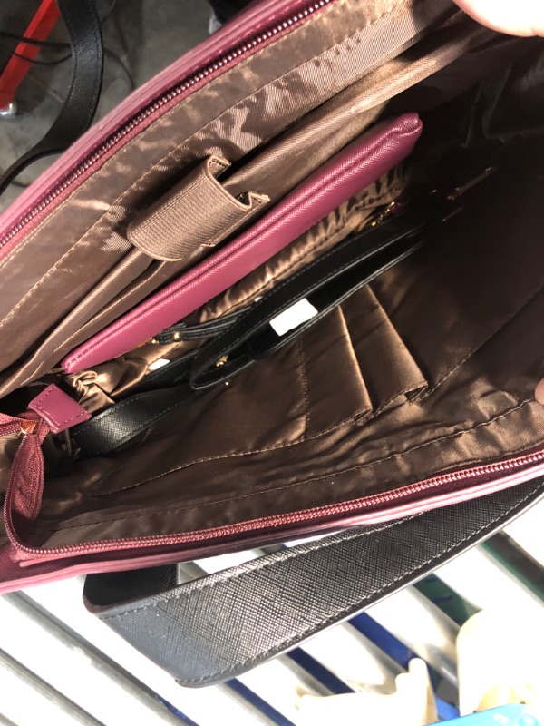 Photo 1 of LOVEVOOK Laptop Bag 15.6 Inch Tote Black/Purple