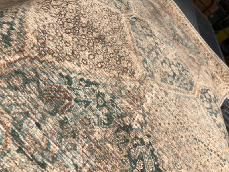 Photo 4 of Becki Owens x Surya Marlene Vintage Medallion Area Rug, 3'11" x 5'7", Light Green/Beige Light Green/Beige 3'11" x 5'7"