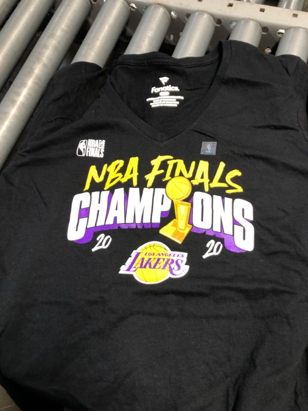 Photo 1 of 2020 NBA FINALS LA LAKERS 2020  WOMENS V NECK SIZE MEDIUM