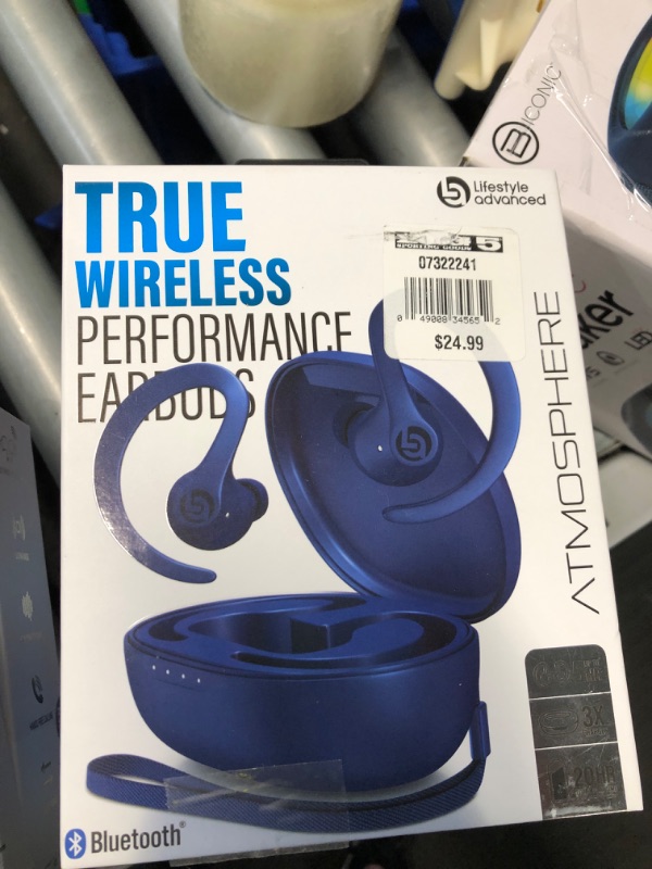 Photo 1 of Lifestyle Advanced Atmosphere True Wireless Performance Bluetooth Earbuds
