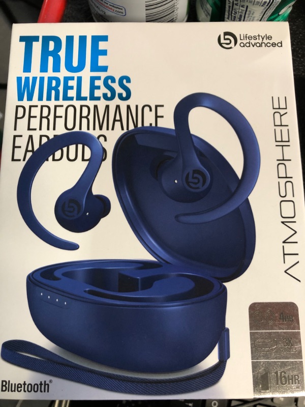 Photo 1 of Lifestyle Advanced Atmosphere True Wireless Performance Bluetooth Earbuds