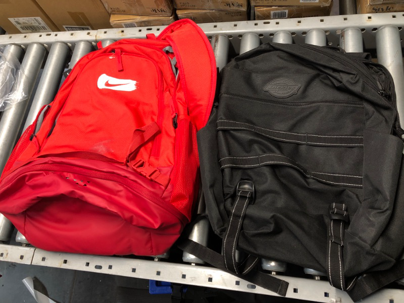 Photo 1 of ***NON REFUNDABLE BACK PACK BUNDLE/ DAMAGE ON RED NIKE BAG** 1 BLACK DICKIES BACKPACK- 1 NIKE BACKPACK
