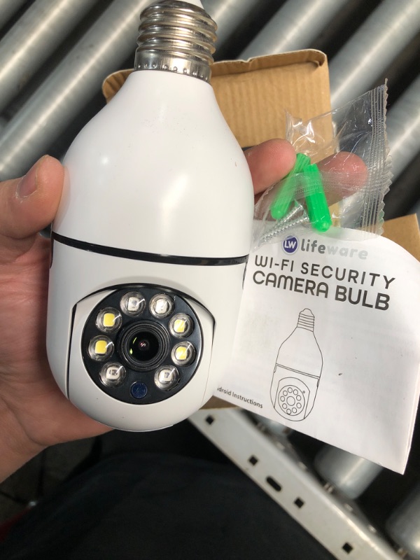 Photo 2 of Light Bulb Camera - Indoor Camera with Motion Detection, WiFi Camera, Live-Stream & Recording - 360 Camera, 2 Way Audio, Indoor Security Camera, Pet Camera - Baby Camera Monitor