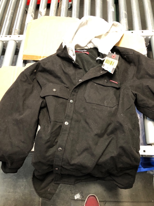 Photo 1 of **MISSING BUTTON ALSO APPEARS USED**
Wolverine Overman Shirt Jac Men Black XL 