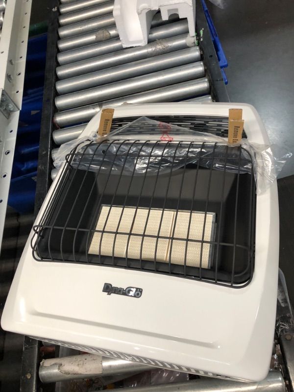 Photo 1 of ***USED - LIKELY MISSING PARTS - UNABLE TO VERIFY FUNCTIONALITY***
Dyna-Glo 18000-BTU Wall Or Floor-Mount Natural Gas Or Liquid Propane Vent-free Infrared Heater