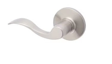 Photo 1 of **NON-REFUNDABLE BUNDLE- 1/ 6 PACK**RELIABILT Olivia Satin Nickel Left-Handed Interior/Exterior Dummy Door Handle
