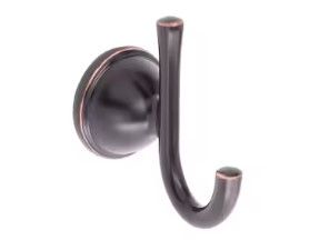 Photo 1 of **NON-REFUNDABLE BUNDLE- 4/ 1 PACKS***Style Selections Donevan Oil-Rubbed Bronze Single-Hook Wall Mount Towel Hook
