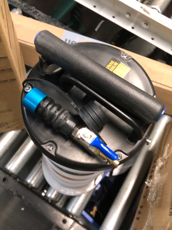 Photo 1 of EWK Patented 6.5L Pneumatic/Manual Oil Extractor Change Pump for Automotive Fluids Vacuum Evacuation