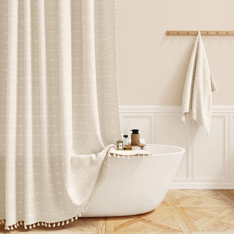 Photo 1 of **SIMILAR TO STOCK PHOTO**Extra Long Shower Curtain, 72x84 Inch