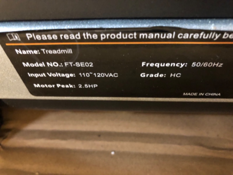 Photo 8 of ***NONREFUNDABLE - NOT FUNCTIONAL - FOR PARTS ONLY - SEE COMMENTS***
Walking Pad Under Desk Treadmill for Home Office, 2 in 1 Folding Treadmill, Portable Mini Walking Jogging Machine with Incline, 265LBS Capacity, LED Display, Remote Control Classic