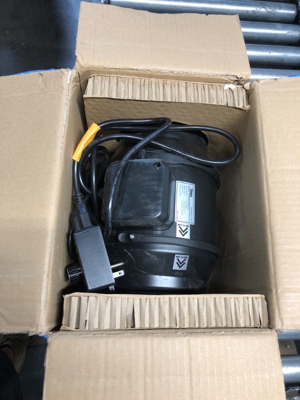 Photo 1 of **no ducting ***iPower Smart Ventilation Inline Fan 6 Inch with Temperature Humidity Controller, WiFi App, Voice Control with Alexa,