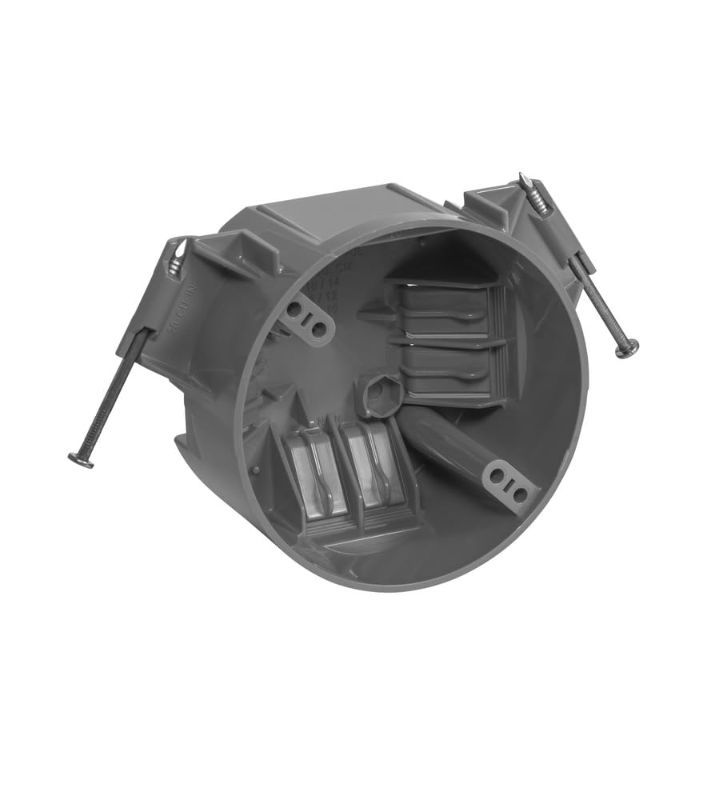 Photo 1 of **TEN PACK BUNDLE** 20 cu. in. 1-Gang New Work Round Ceiling Electrical Box
