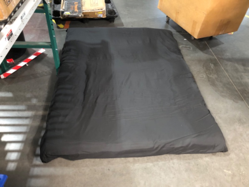 Photo 4 of ***USED - DIRTY - NO PACKAGING***
58" x 76" MAXYOYO 6" Extra Thick Japanese Floor Mattress Futon Mattress, Foldable Mattress Tatami Pad Floor Mattress for Adults Floor Bed Roll Up Mattress Guest Mattress, Black, Queen