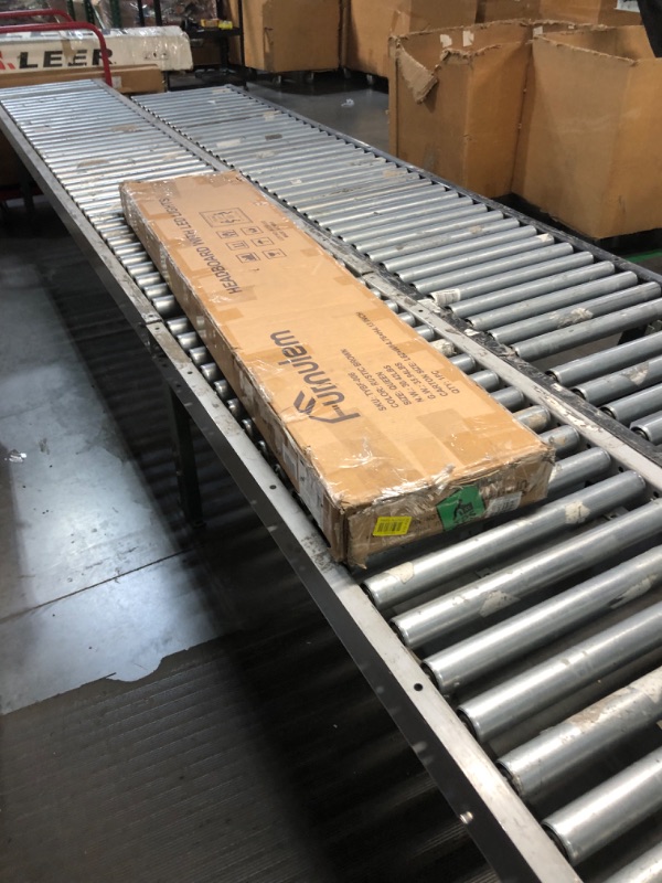 Photo 1 of Furnulem Queen Size Headboard Storage 2 Tier Headboard with USB & Type C Port for Dorm LED Light College Headboard Shelf Height Adjustable with Charging Station Black