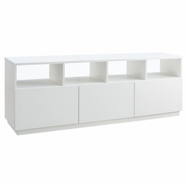 Photo 1 of **PARTS ONLY**NON REFUNDABLE**
 Cumberland 68 in. White TV Stand Fits TVs up to 75 in.
