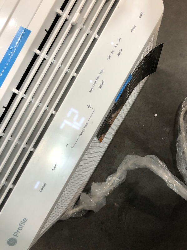 Photo 10 of ***USED - SCRATCHED AND DENTED - POWERS ON - UNABLE TO TEST FURTHER - LIKELY MISSING PARTS - SEE PICTURES***
GE Profile ClearView Window Air Conditioner Unit, 6,100 BTU, U-Shaped Adjustable Depth, Energy Efficient Cooling up to 250 sq ft., Ultra Quiet, SM