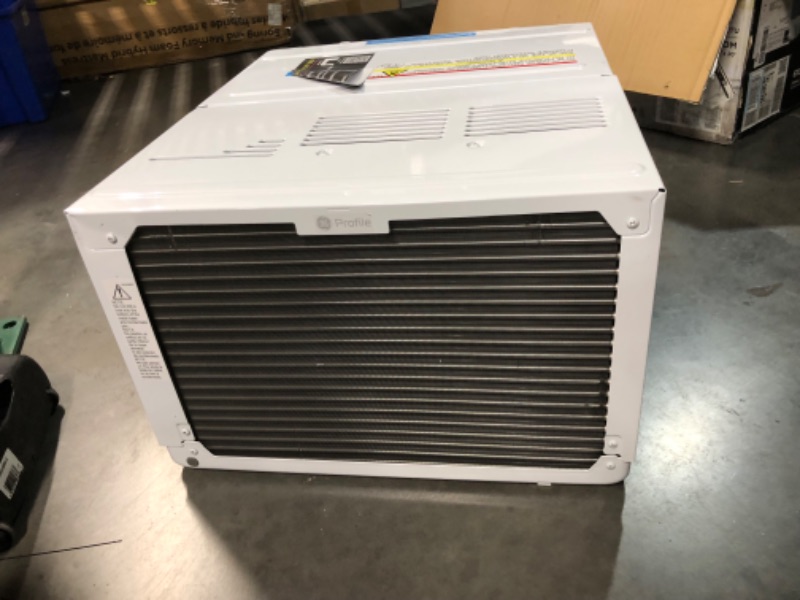 Photo 6 of ***USED - SCRATCHED AND DENTED - POWERS ON - UNABLE TO TEST FURTHER - LIKELY MISSING PARTS - SEE PICTURES***
GE Profile ClearView Window Air Conditioner Unit, 6,100 BTU, U-Shaped Adjustable Depth, Energy Efficient Cooling up to 250 sq ft., Ultra Quiet, SM