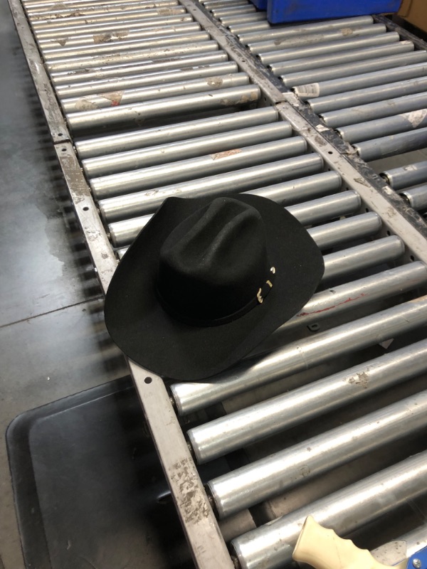 Photo 3 of **MINOR DAMAGE READ NOTES**
Stetson Men's Cowboy Marshall Hat - 7 1/2 - Black