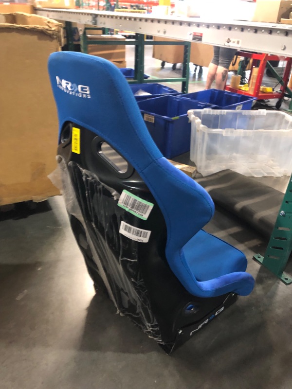 Photo 3 of ***USED - DIRTY - NO PACKAGING***
Auto Dynasty NRG FRP-300BL 1-Side Fiber Glass Bucket Style Racing Seat w/Foam Lumbar Cushions Blue