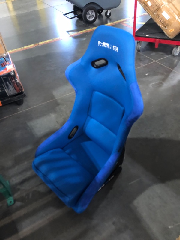 Photo 4 of ***USED - DIRTY - NO PACKAGING***
Auto Dynasty NRG FRP-300BL 1-Side Fiber Glass Bucket Style Racing Seat w/Foam Lumbar Cushions Blue