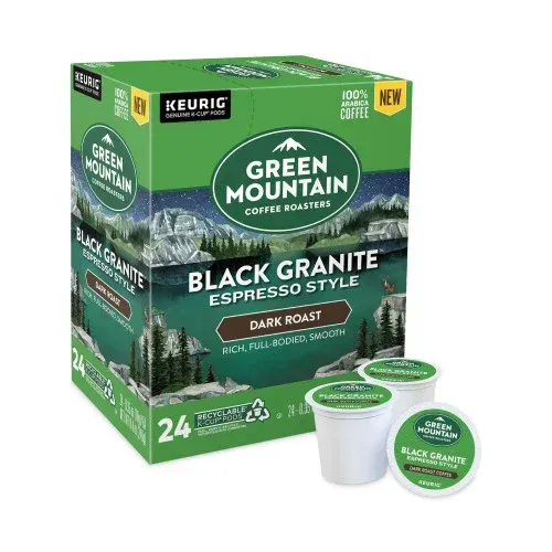 Photo 1 of ***(BEST BY April 2026) NONREFUNDABLE***Keurig Black Granite Espresso Style K-Cups, 24/Box (9530)
