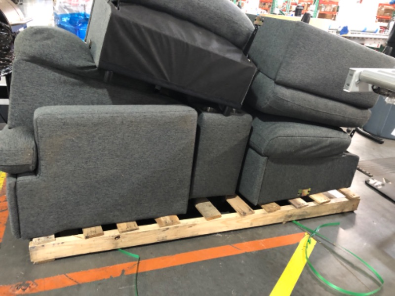 Photo 3 of ***PALLETIZED ITEM - TRUCK PICKUP REQUIRED - MISSING PARTS - SEE COMMENTS***
86" Rolled Arm Sofa Bed,Dark Gray