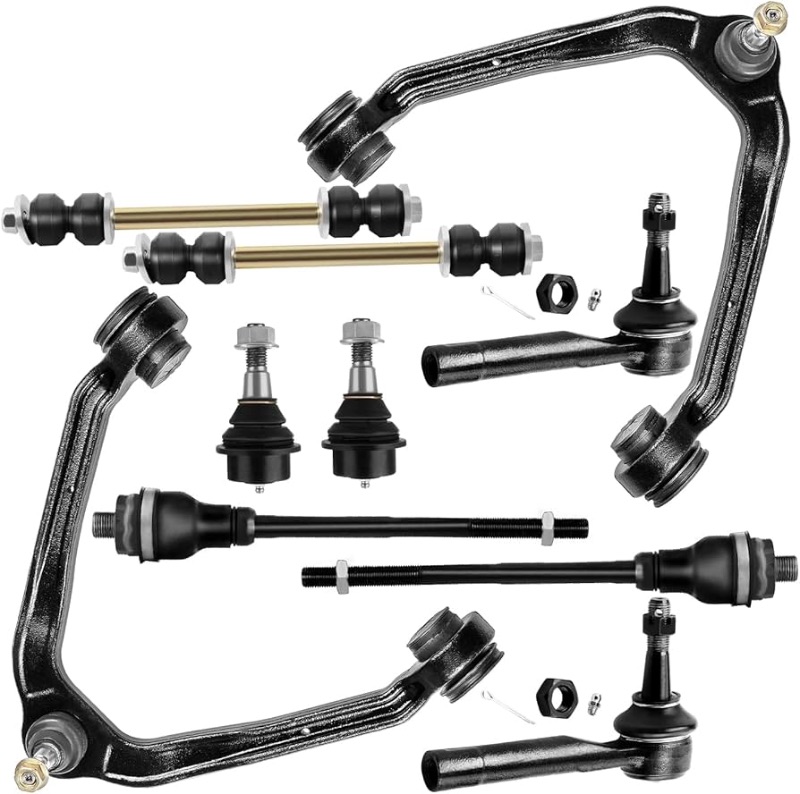 Photo 1 of ***MISSING PARTS***
SCITOO 10pcs Front Suspension Kit Upper Control Arm Inner Outer Tie Rod End Sway Bar Link Lower Ball Joint Fit 1999-2006 For Chevy Silverado 1500 2000-2006 Tahoe 2002-2006 Avalanche 1500