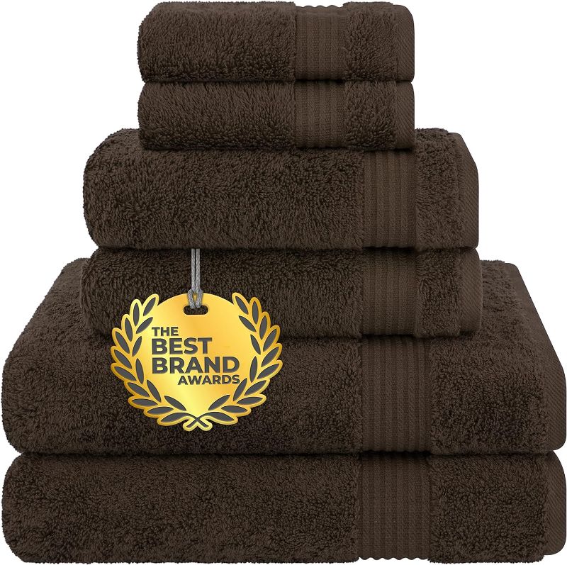 Photo 1 of *****STOCK IMAGE FOR SAMPLE***** 
Bath Towels Set-100% Cotton- 2 Bath Towels, 2 Hand Towels & 2 Washcloths- Large, Quick Dry, Absorbent, Plush, Soft- Home, Spa, Shower Towels - 6 Piece Luxury Bathroom Towels