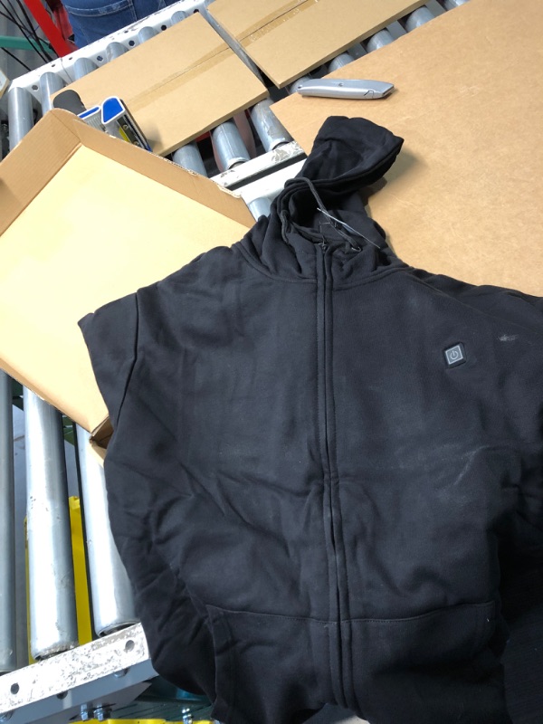 Photo 2 of (READ FULL POST) tosohm Heated Zip-Up Hoodie LARGE 
