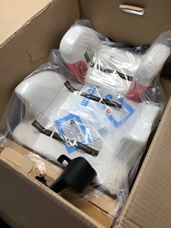 Photo 1 of Clek Oobr High Back Booster Car Seat with Rigid Latch, Marshmallow (Crypton C-Zero Performance Fabric)