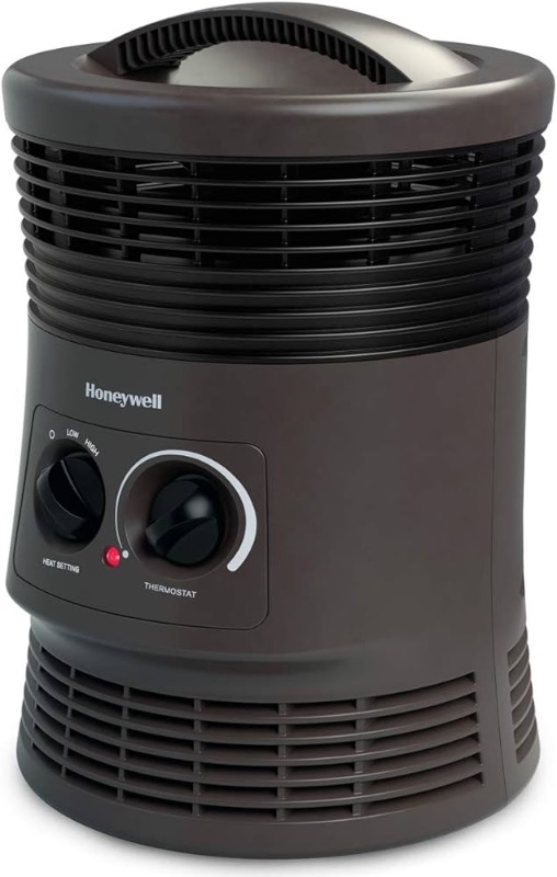 Photo 1 of **DOES NOT FUNCTION**
Honeywell HHF360V 360 Degree Surround Fan Forced Heater with Surround Heat Output Charcoal Grey