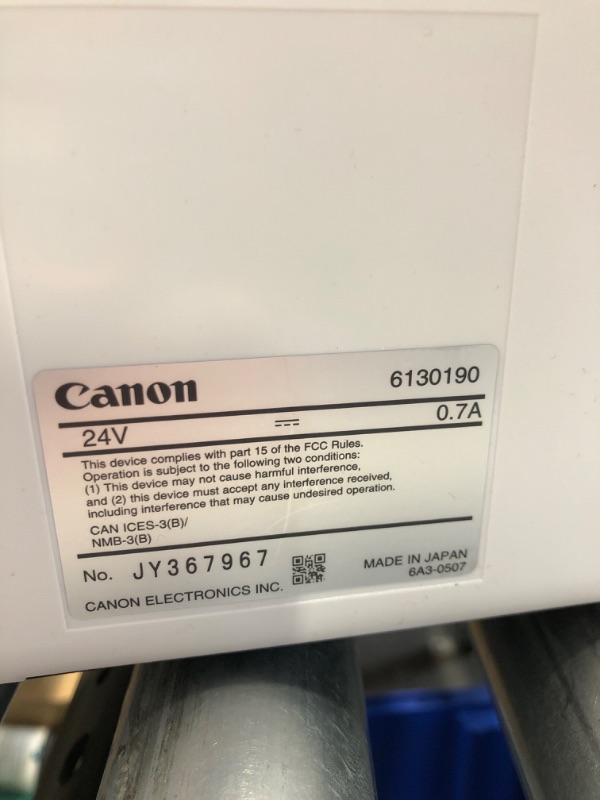 Photo 3 of **SCANNING NOT TESTED**
Canon imageFORMULA R40 Office Document Scanner For PC and Mac, Color Duplex Scanning