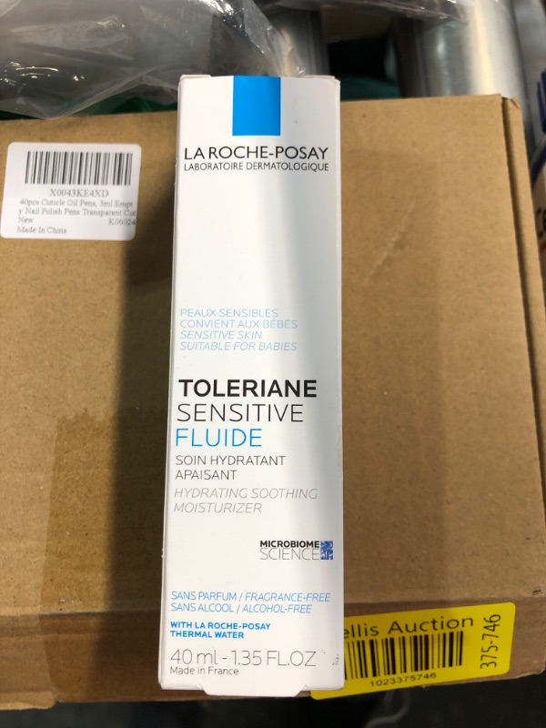 Photo 2 of La Roche-Posay Toleriane Sensitive Fluide Protective Moisturizer, Lightweight Oil-Free Face Moisturizer, For Sensitive Skin