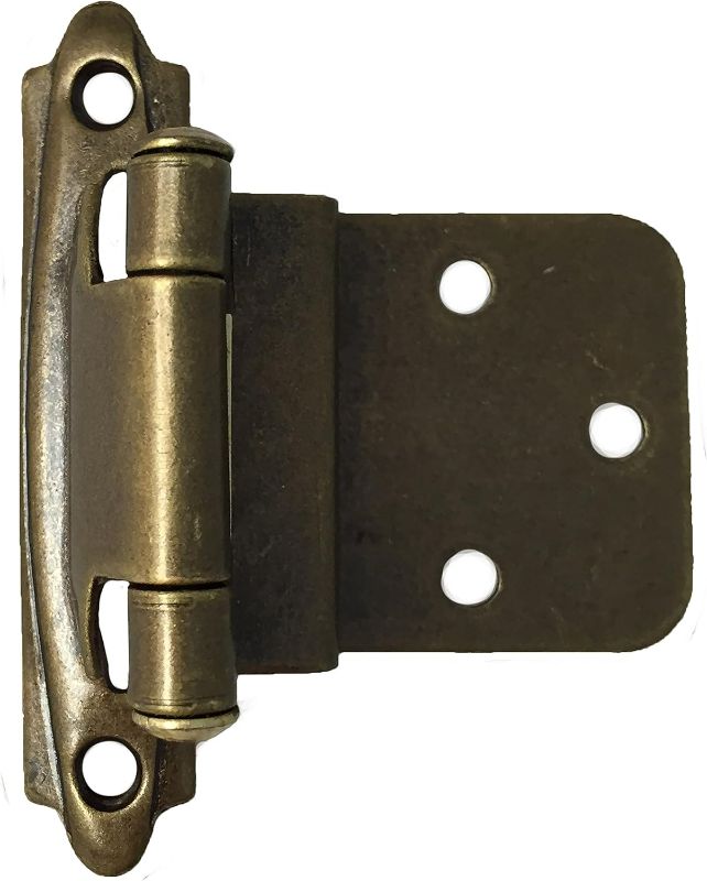 Photo 1 of (READ FULL POST) Cabinet Hinge Antique Brass Set of 6 Pair MADOL [8805AB-6]
