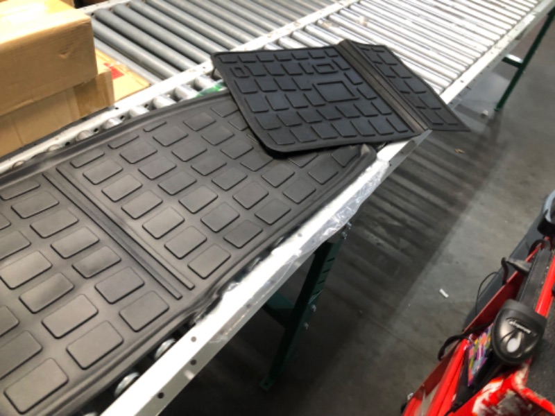 Photo 1 of 3D MAXpider Custom Fit Kagu Cargo Liner (Black) Compatible with 2020-2024 Ford Explorer - Cargo Liner