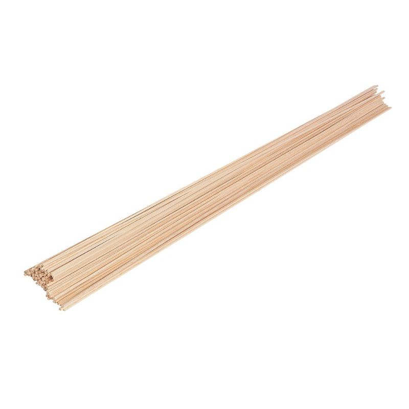 Photo 1 of **BROKEN**
Balsa Wood Strips 1/8 Inch x 1/8 Inch x 36 Inch, Lightweight Unfinished Wood Sticks, 50 Pieces