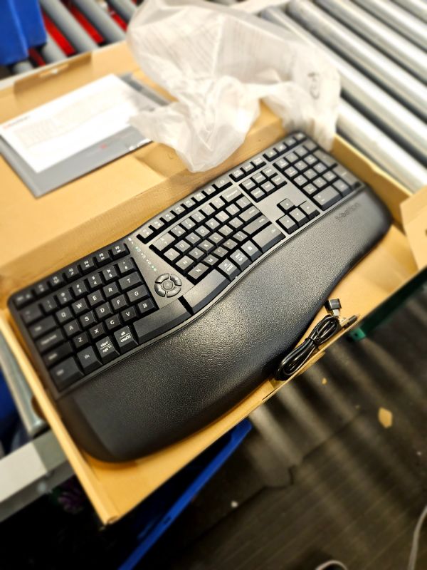 Photo 2 of **OPEN BOX - APPEARS UNUSED**
MEETION Ergonomic Keyboard, Split Wireless Keyboard with Cushioned Wrist