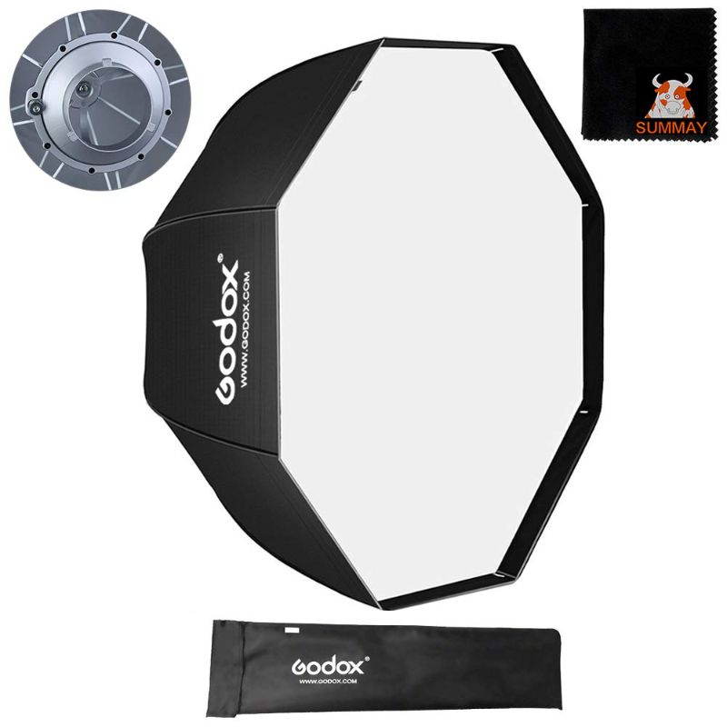 Photo 1 of Godox 120cm Octagon Umbrella Softbox Bowens Mount for Studio Monolight Flash Portrait Photography