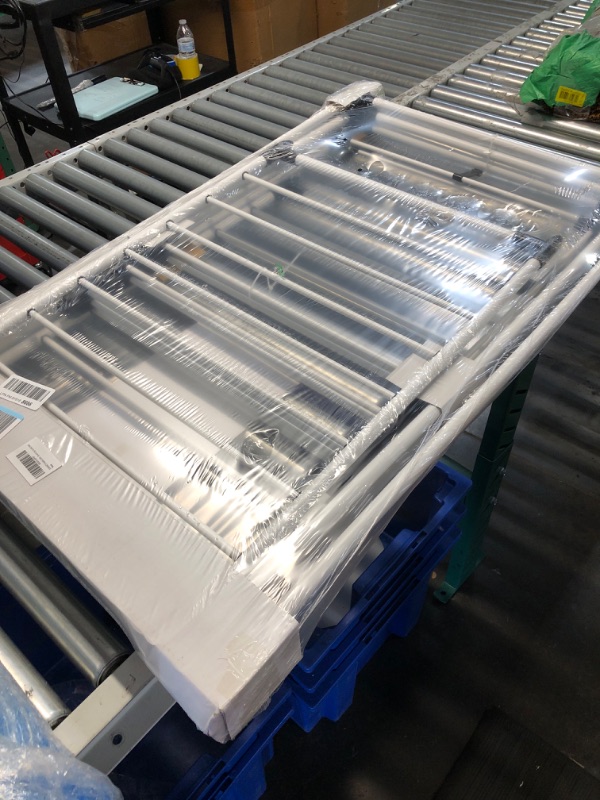 Photo 1 of SONGMICS Clothes Drying Rack, Foldable 2-Level Laundry Drying Rack Simply White ULLR521W01