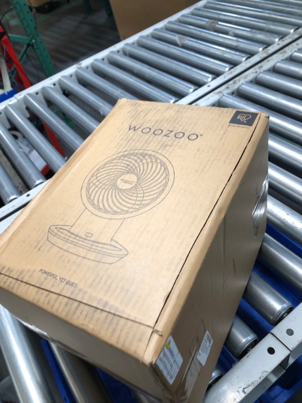 Photo 1 of IRIS USA WOOZOO Oscillating Fan, Vortex Fan, DC Motor Quiet and Eco Friendly, 8-in-1 Fan w/ Remote/ Timer/ Multi Oscillation/ 10 Speed Settings